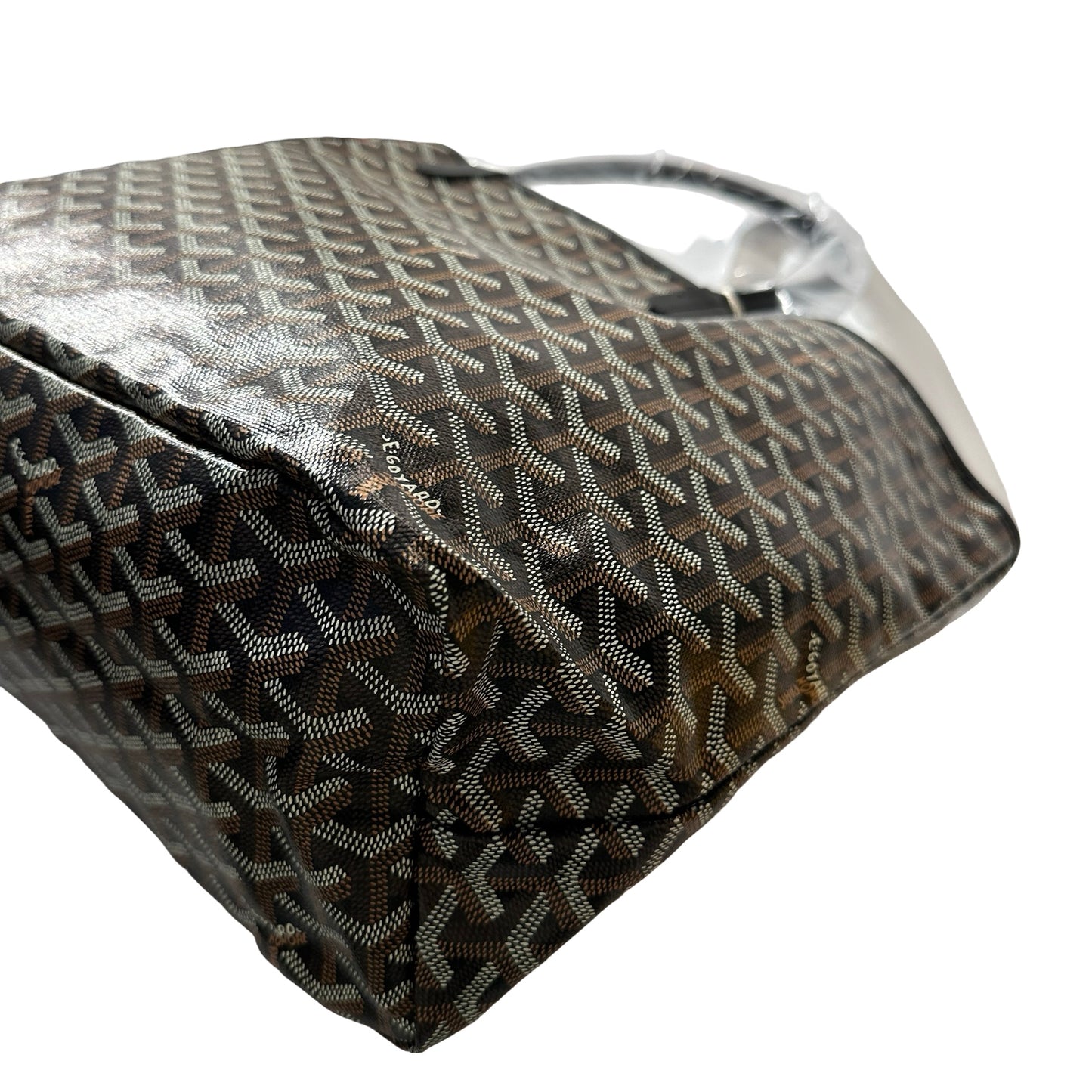 New GOYARD Tote PM Shoulder Bag Black PHW
