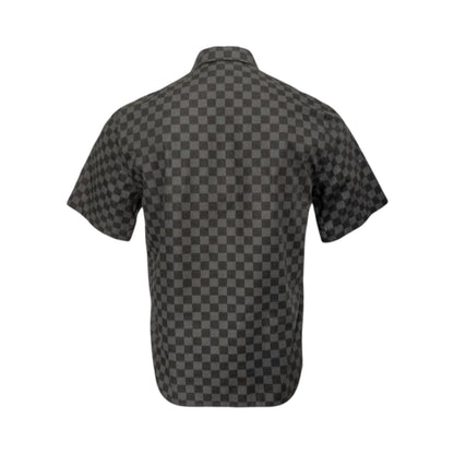 LV DAMIER EBENE SHORT-SLEEVED SHIRT [20000289]