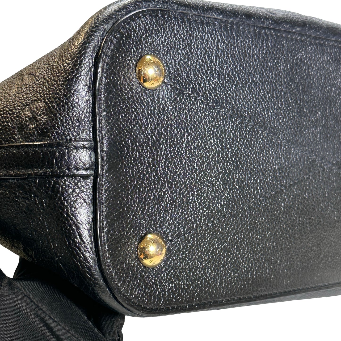 LOUIS VUITTON Monogram Mazarine Tote Bag Black GHW