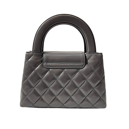 Unused CHANEL KELLY Cross Body Bag Grey GHW