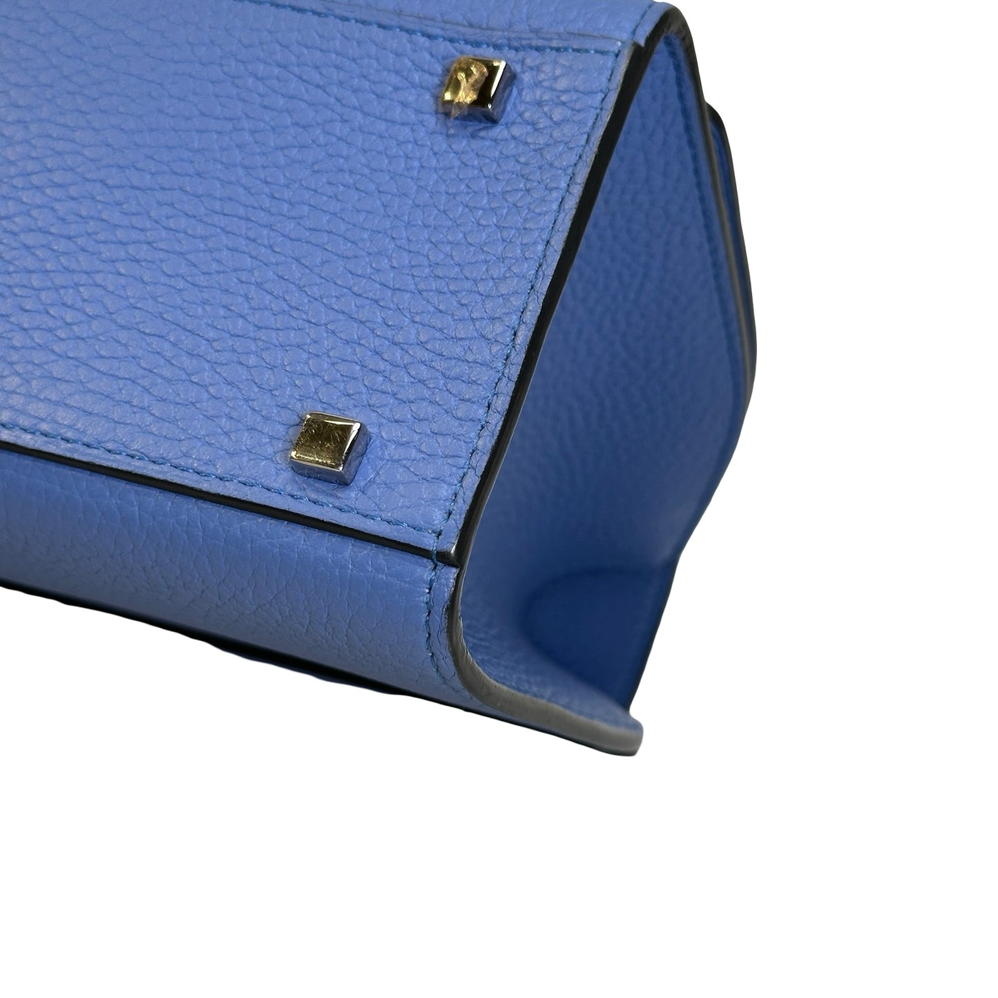 Used MOYNAT Taurillon Rejane Handbag Blue