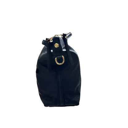 Used Louis Vuitton Calfskin Leather Tote Bag Black GHW