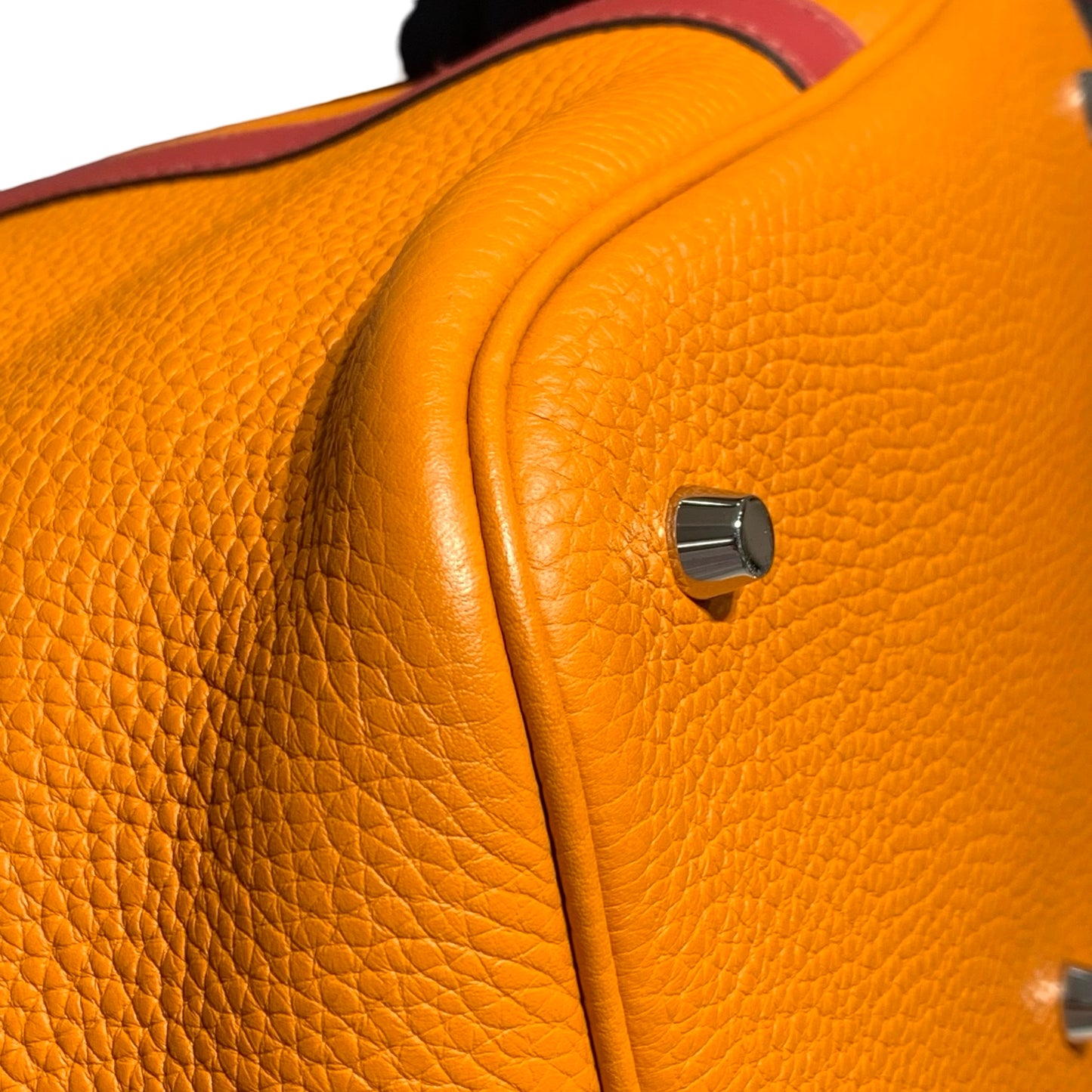 HERMES PICOTIN 26 RED ORANGE PHW [A04199]