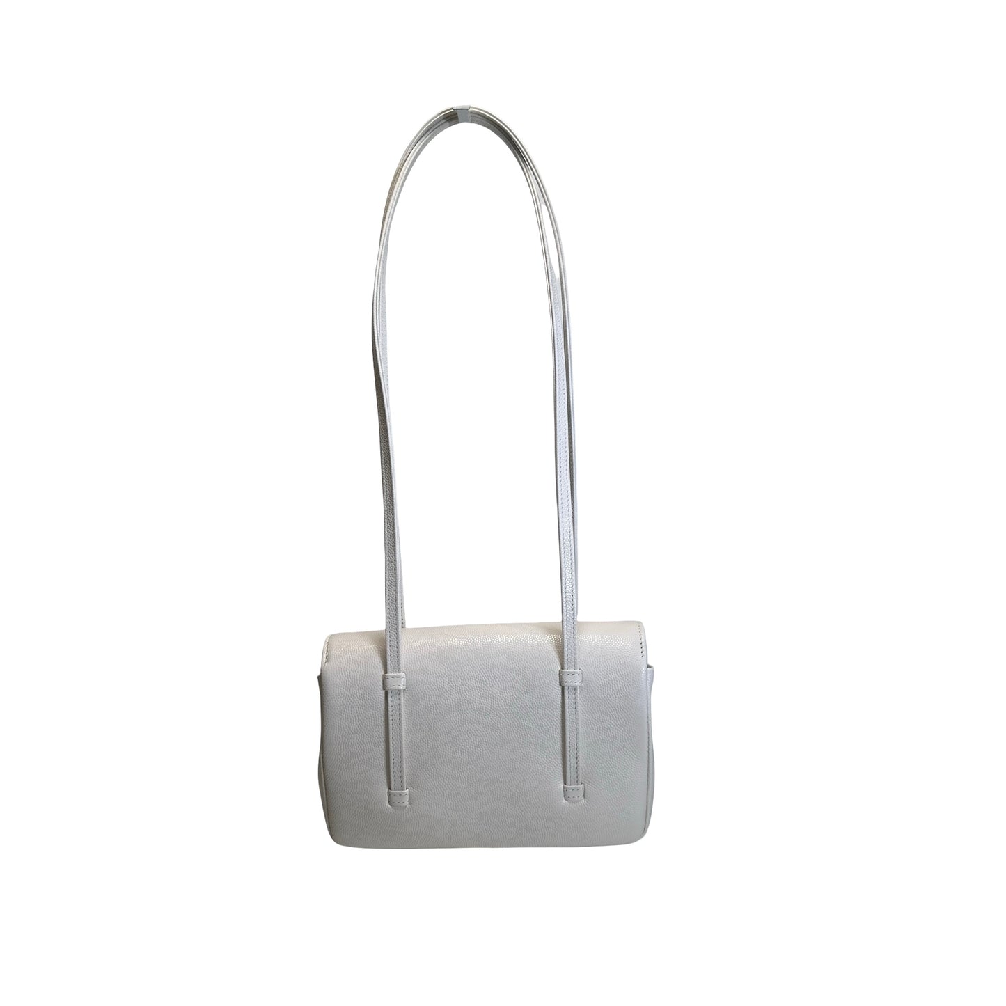 Brand New CHANEL Caviar Mini Preppy Coco Shoulder Bag White Gold