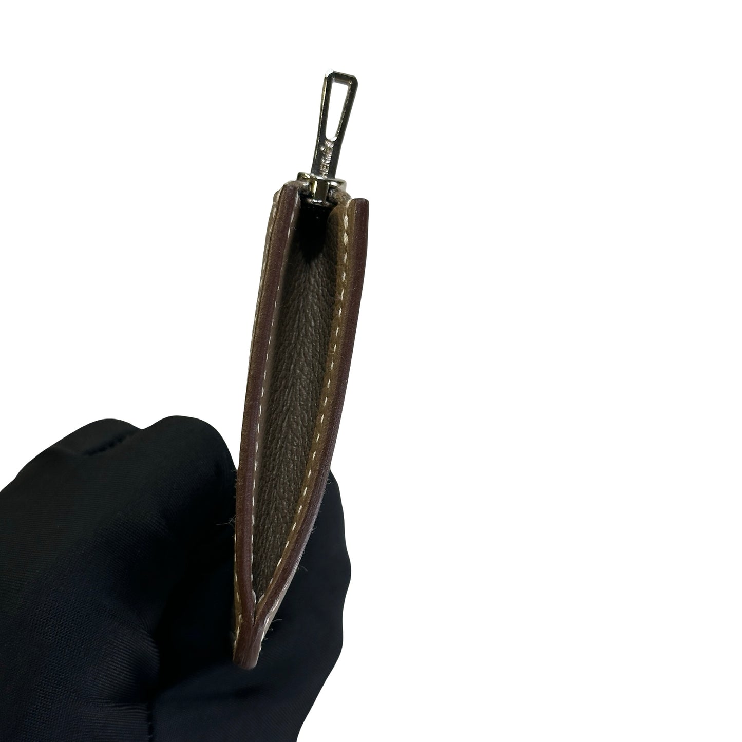 Used HERMES Epsom Constance Slim Wallet Etoupe