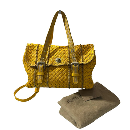 Used BOTTEGA VENETA 2 Way Shoulder Shoulder Bag Sunshine Yellow