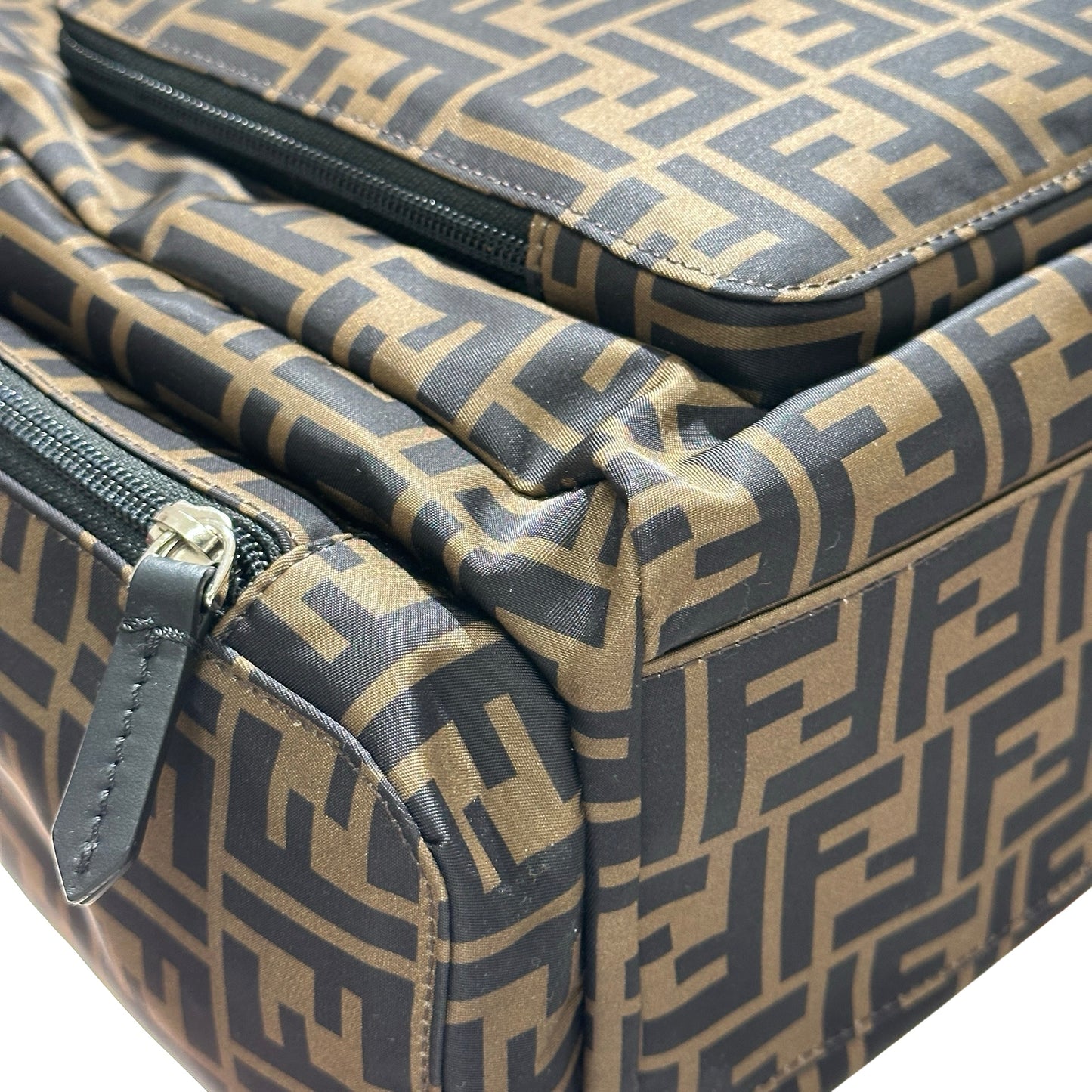 Used FENDI Shoulder Bag Multi colour Brown Black