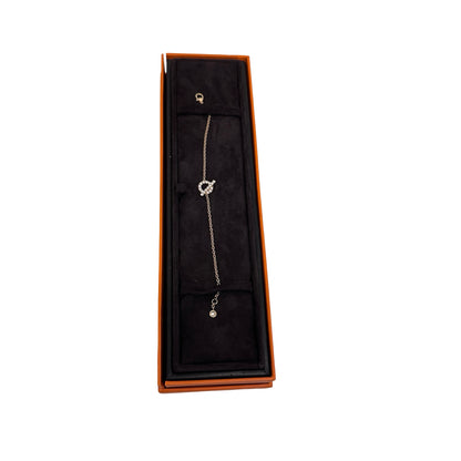 Used Hermès Finesse Bracelet With Diamonds Gold