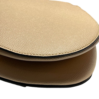 Used Dior Saddle Shoulder Bag Beige GHW