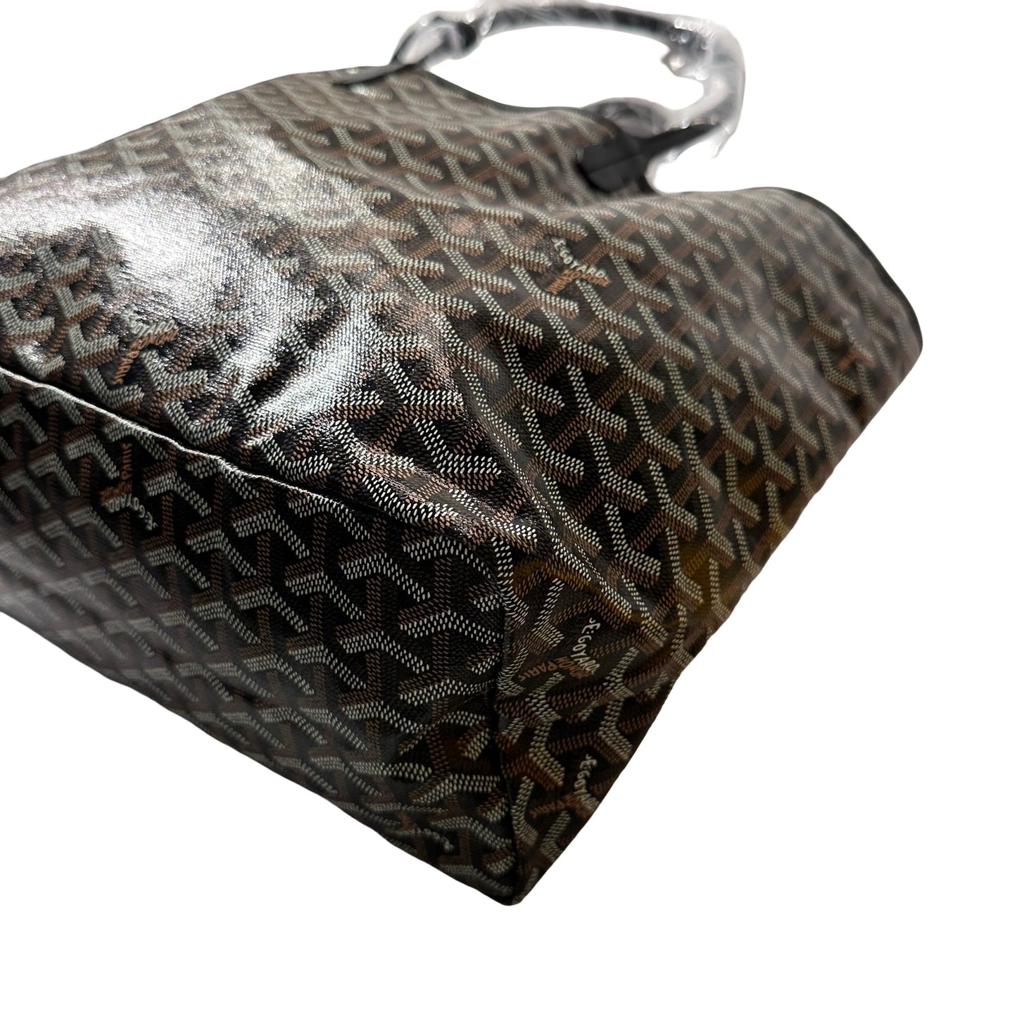 New GOYARD Tote PM Shoulder Bag Black PHW