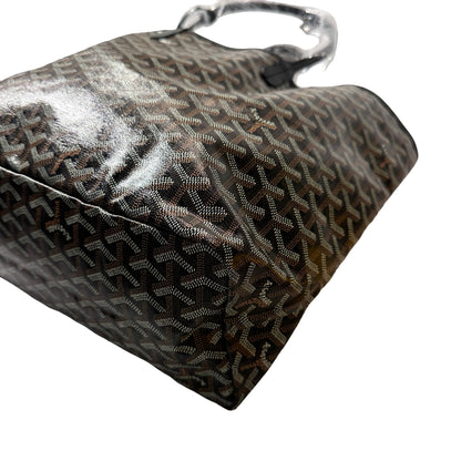 New GOYARD Tote PM Shoulder Bag Black PHW