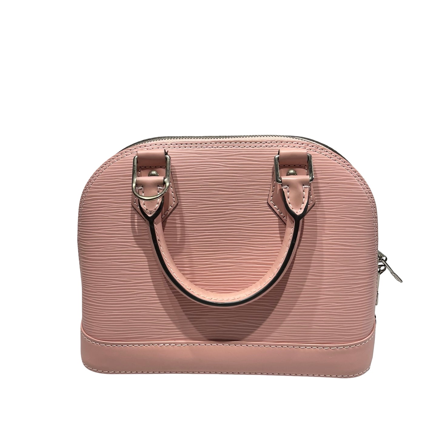Used LOUIS VUITTON Epi Leather Alma BB Two Way Shoulder Bag Pink GHW