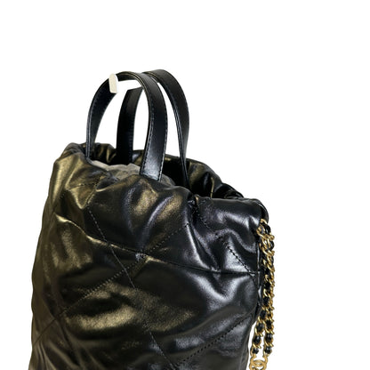 Used CHANEL Quilted Calfskin Chanel 22 Backpack Backpack Black Gold hardware