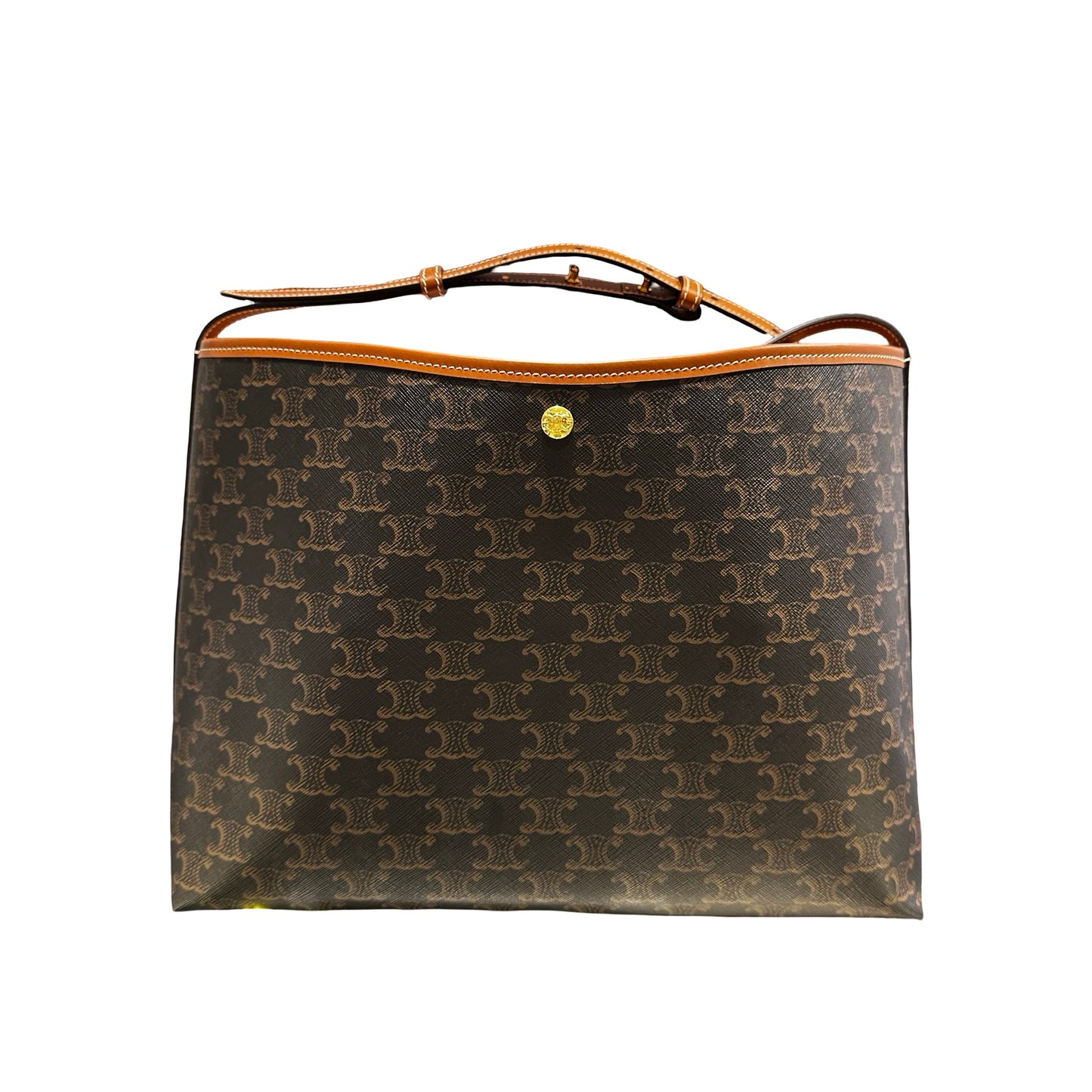 Used CÉLINE Tote Brown GHW Tote Bag Brown