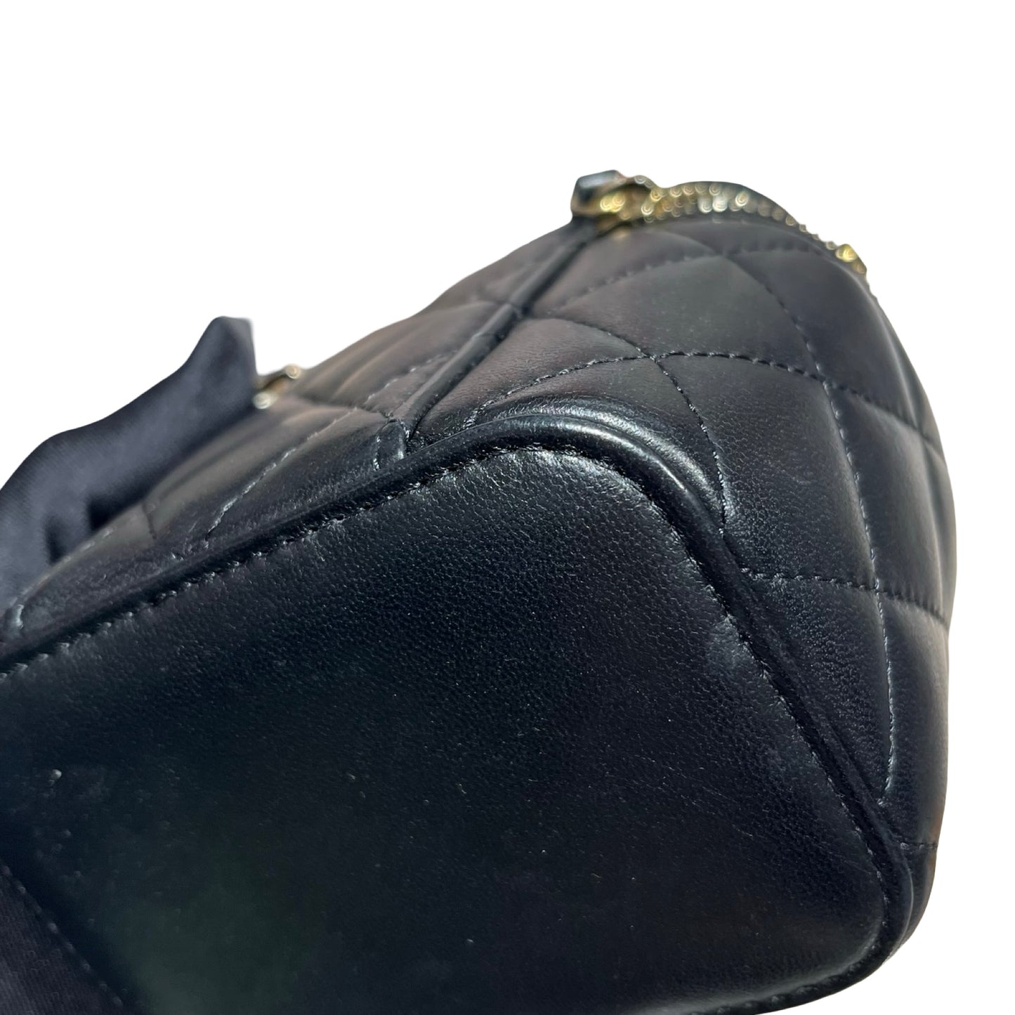 CHANEL VANITY WITH GOLD BALL BAG [3000530]