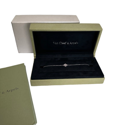Used VAN CLEEF & ARPELS 18K Gold Sweet Bracelet BRACELET Silver