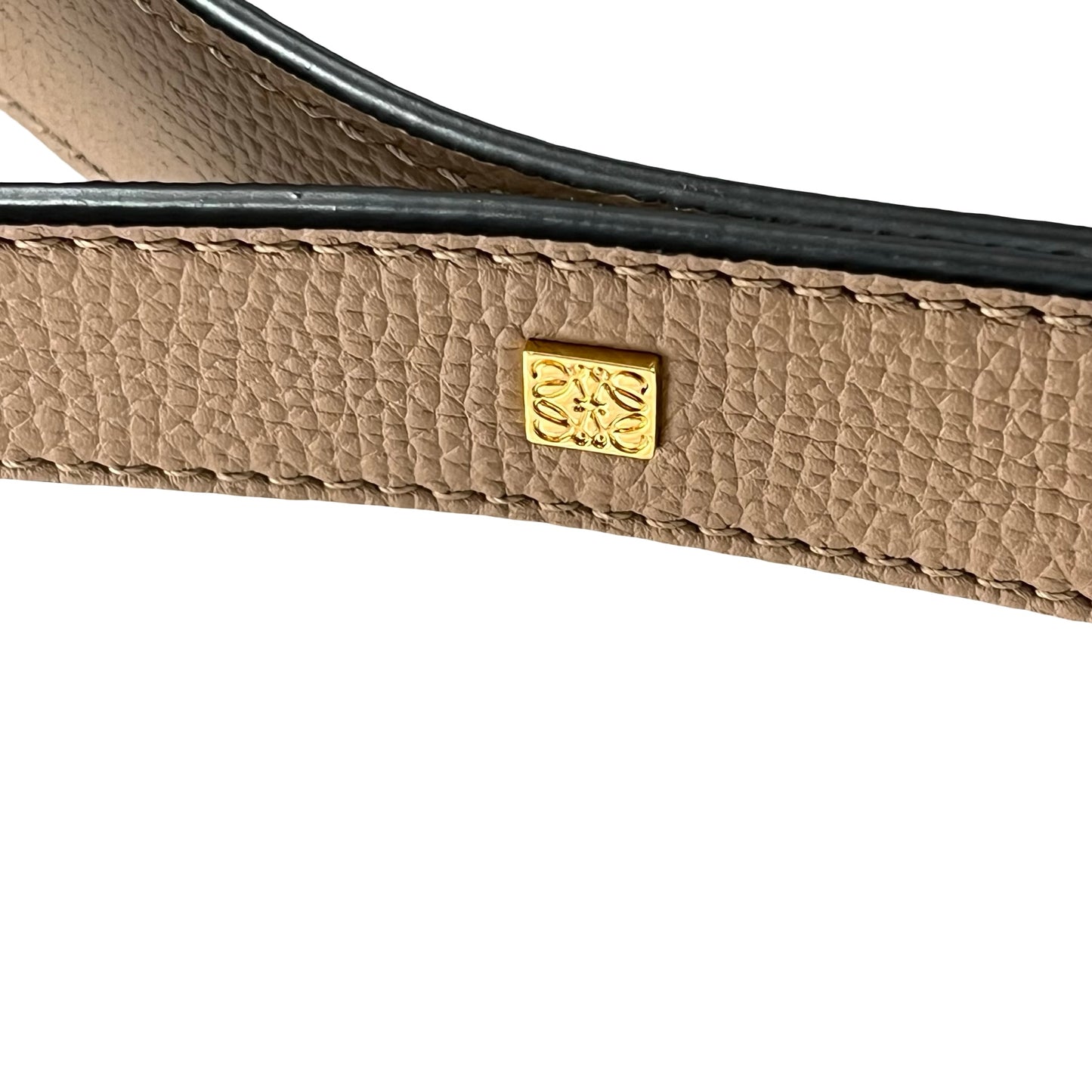 Used LOEWE Hammock Shoulder Bag Sand GHW