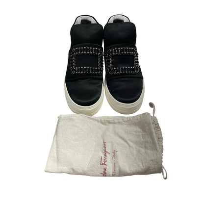 Used Roger Vivier Sneakers Black White