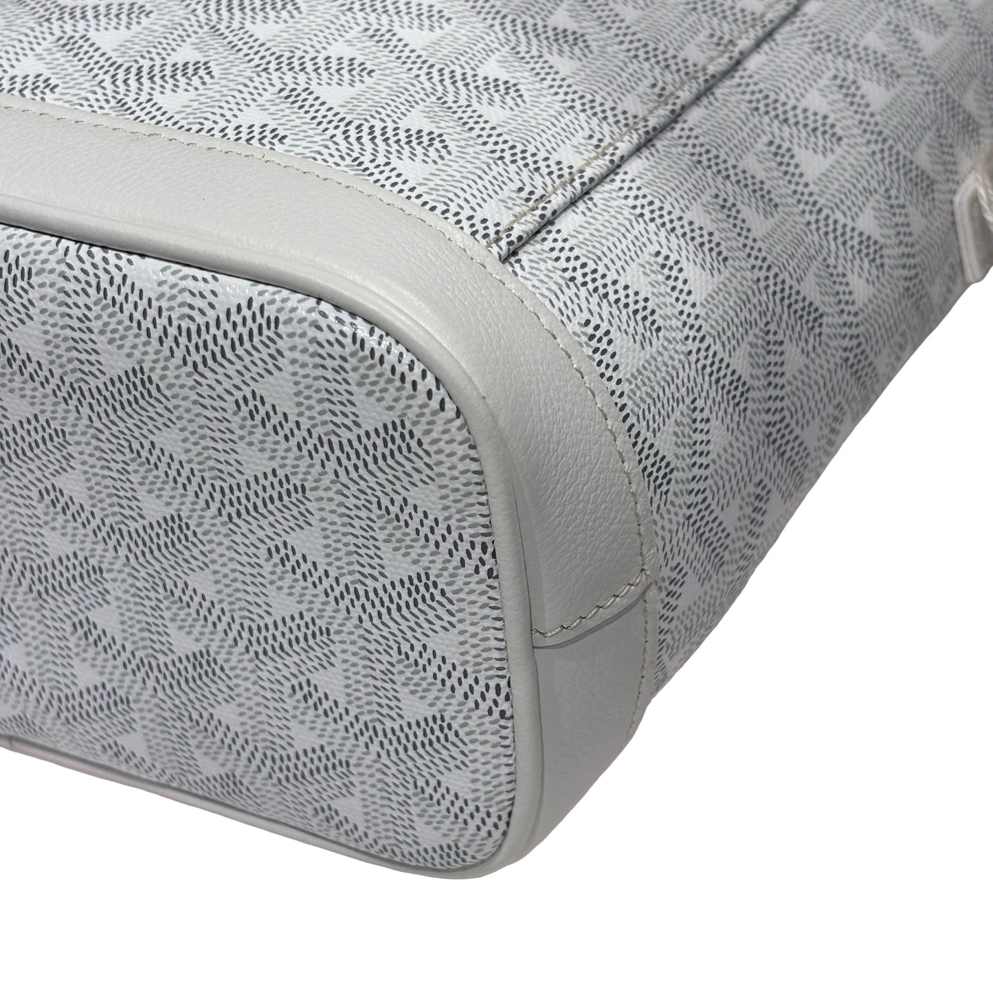 GOYARD LE SAC ALPIN MINI WHITE CANVAS PHW [3001373]