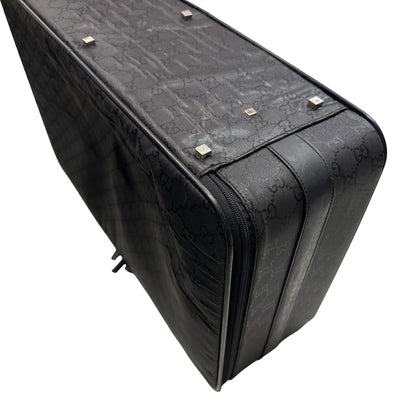 Used GUCCI GG Monogram GG Monogram Luggage Luggage Black