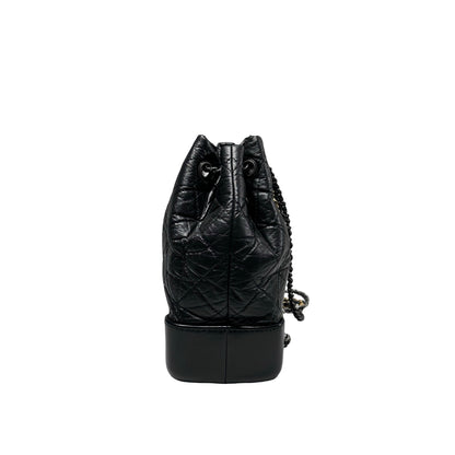 Used CHANEL Gabrielle Backpack Black