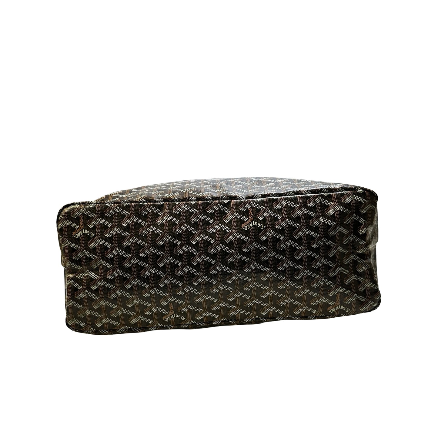Used GOYARD Monogram BOHEME HOBO Hobo Bag Black Brown White