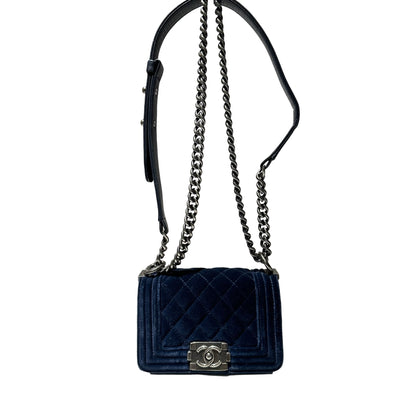 Velvet Leboy mini flap Chain Shoulder Bag [101606]