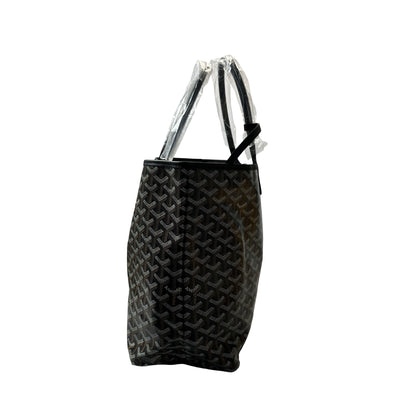New GOYARD Tote PM Shoulder Bag Black PHW