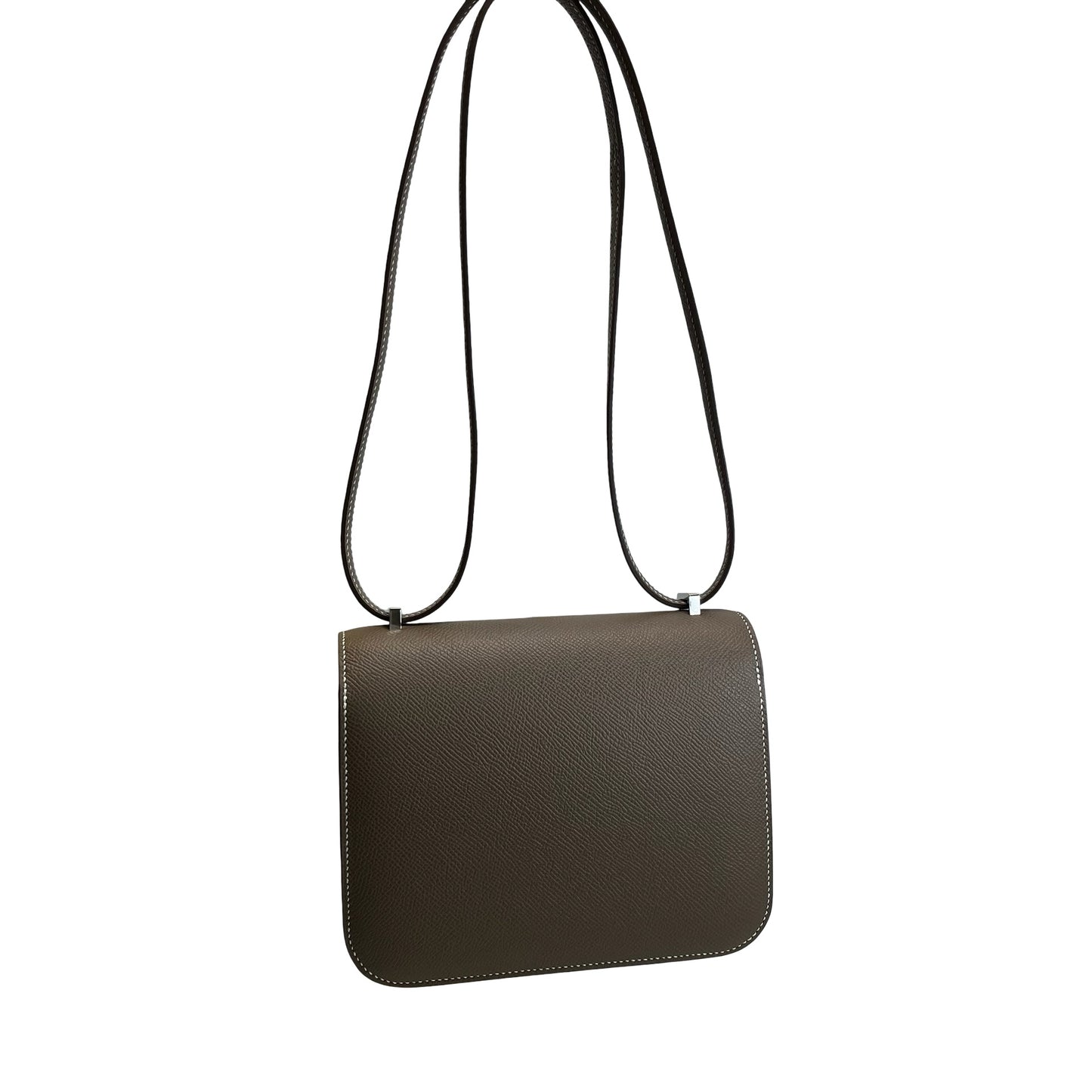 Brand New HERMES Epsom Constance Shoulder Bag Etoupe