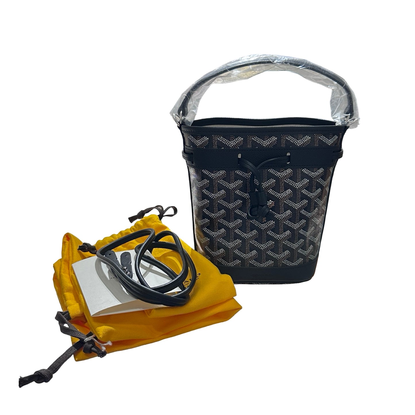 New GOYARD Mini Bucket Bag Black PHW