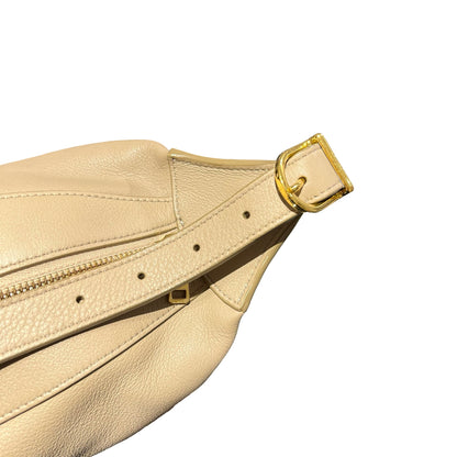Used CÉLINE Romy Shoulder Bag Grey GHW