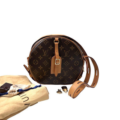 Used Louis Vuitton Monogram Eclipse Coated Canvas Shoulder Bag Brown GHW