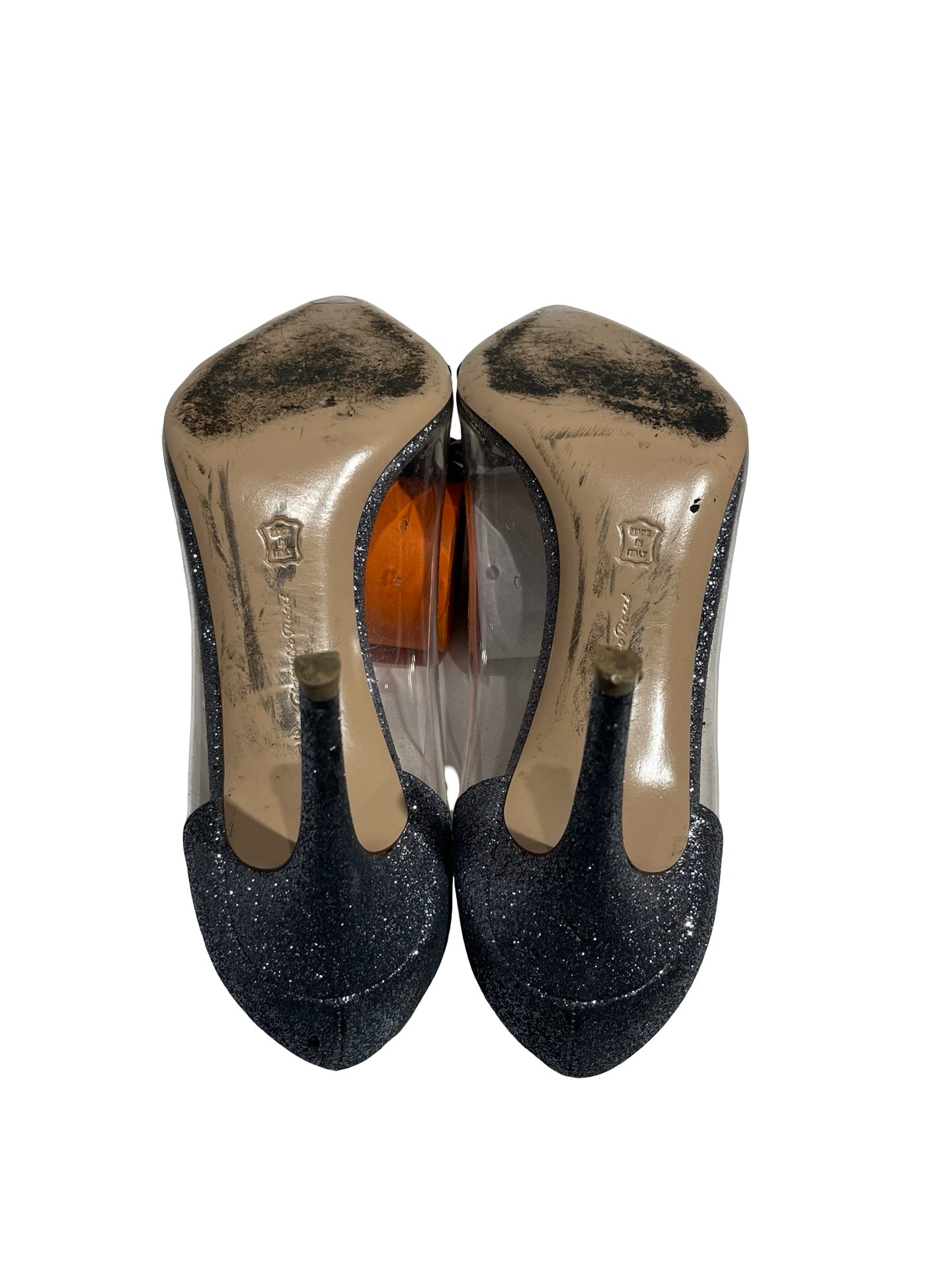 Used GIANVITO ROSSI High Heels Shoes Silver