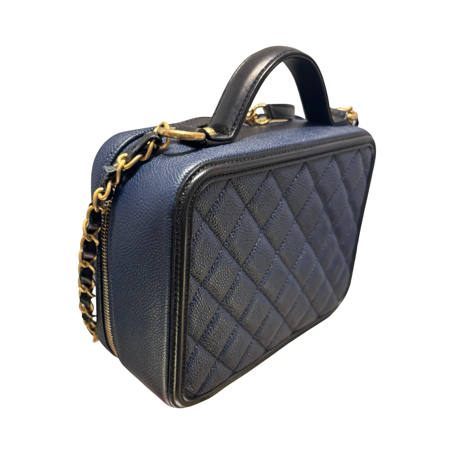 CHANEL VANITY CASE TWO WAY SHOULDER BAG ［20000229］