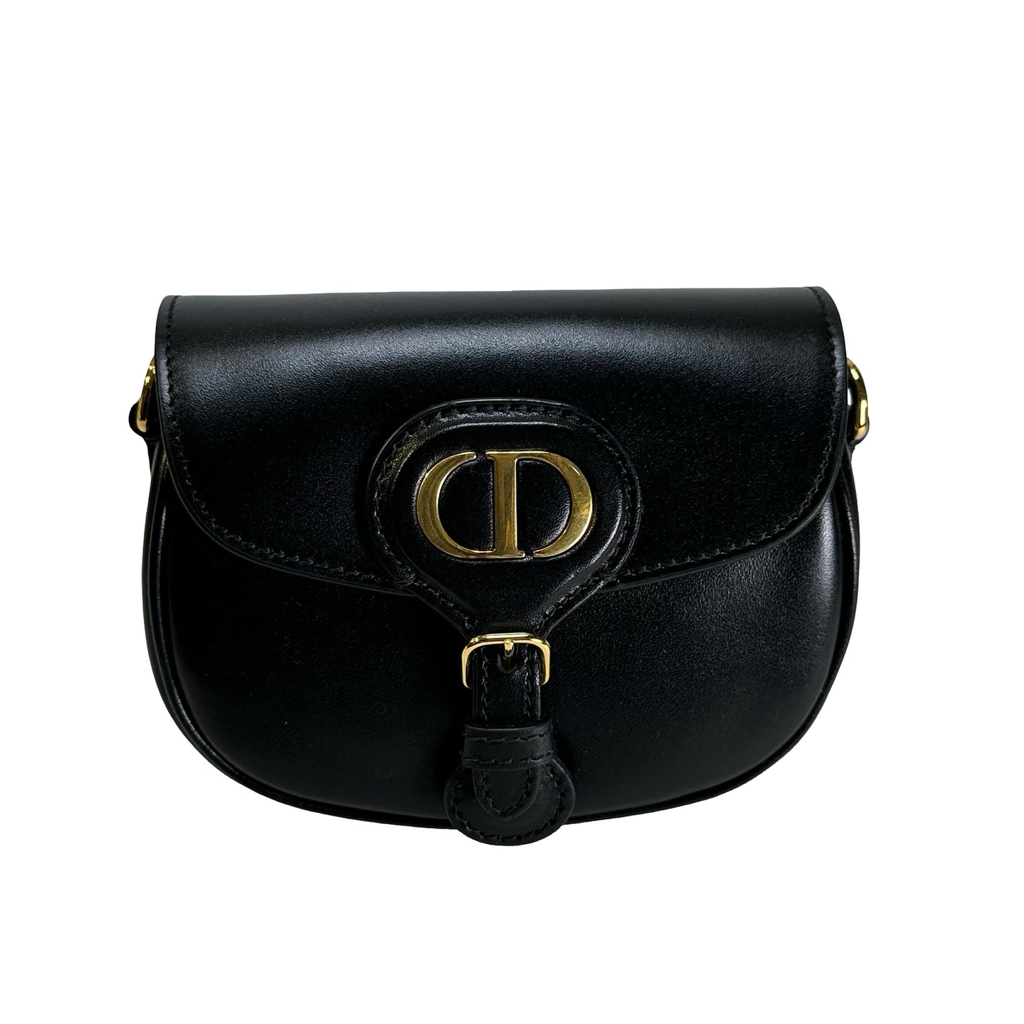 Used DIOR Leather Bobby Shoulder Bag Black