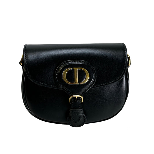 Used DIOR Leather Bobby Shoulder Bag Black