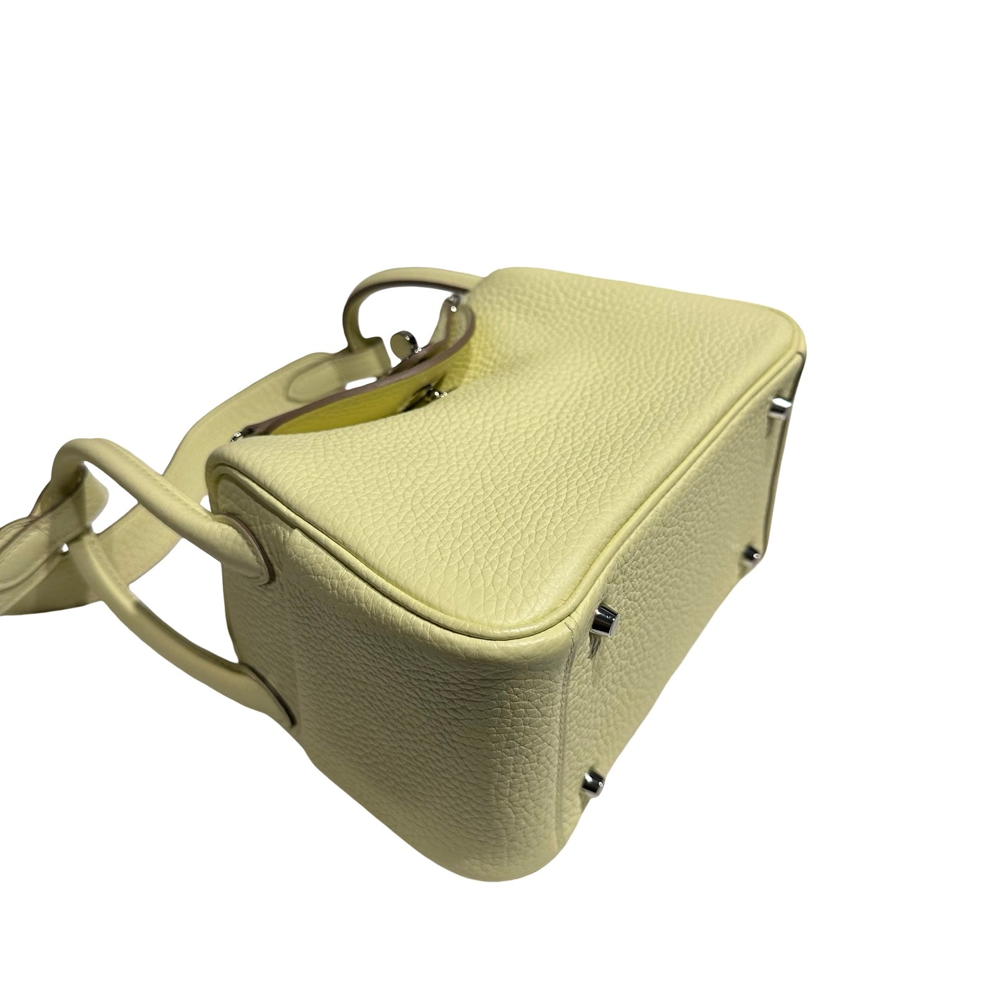 HERMES MINI LINDY I8 YELLOW PHW [3001150]