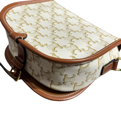 CELINE FOLCO WHITE CANVAS GHW [3000612]