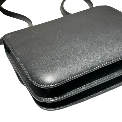 Used HERMÈS Mini Constance Cross Body Bag Black PHW