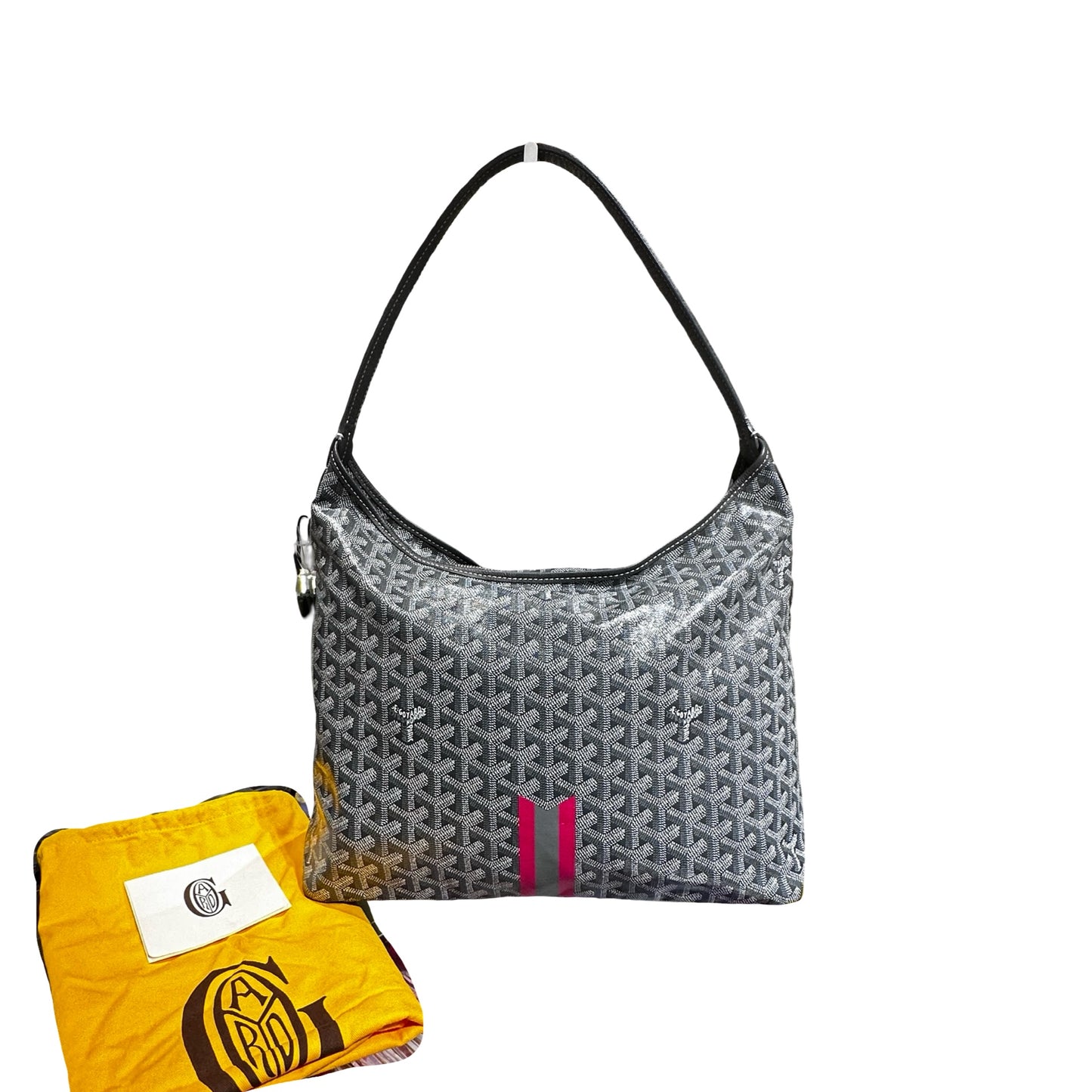 Used GOYARD Canvas Hobo Hobo Bag Grey
