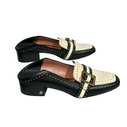 Used BALLY Shoes Black White