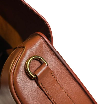 Used DIOR Calfskin Bobby Crossbody Bag Brown