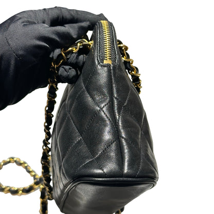 Used CHANEL Cross Body bag Black GHW
