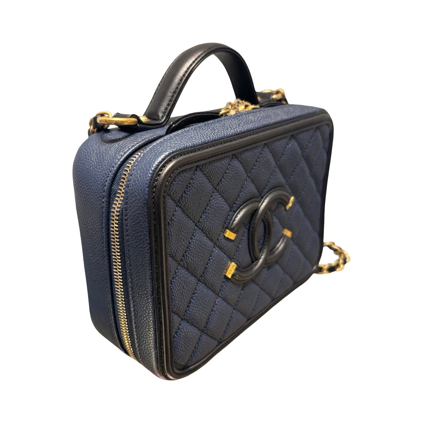 CHANEL VANITY CASE TWO WAY SHOULDER BAG ［20000229］