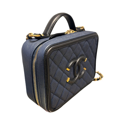 CHANEL VANITY CASE TWO WAY SHOULDER BAG ［20000229］