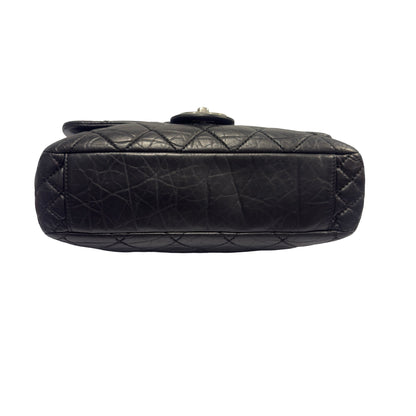 Used CHANEL Quilted Calfskin Quilted Calfskin Chain Shoulder Bag Chain Shoulder Bag Black