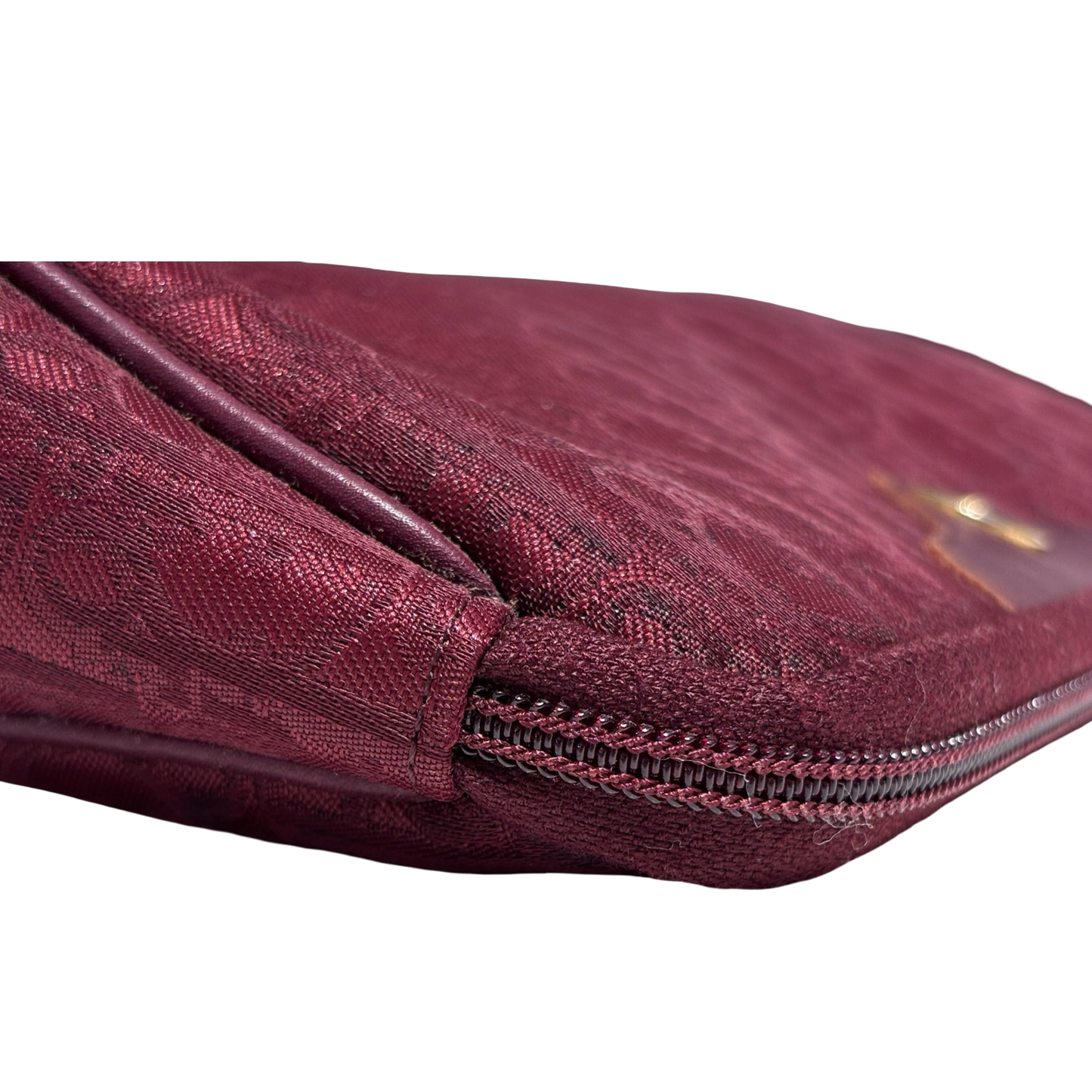 DIOR OBLIQUE VINTAGE CLUTCH RED HANDBAG [3000516]