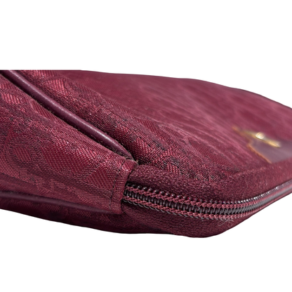 DIOR OBLIQUE VINTAGE CLUTCH RED HANDBAG [3000516]