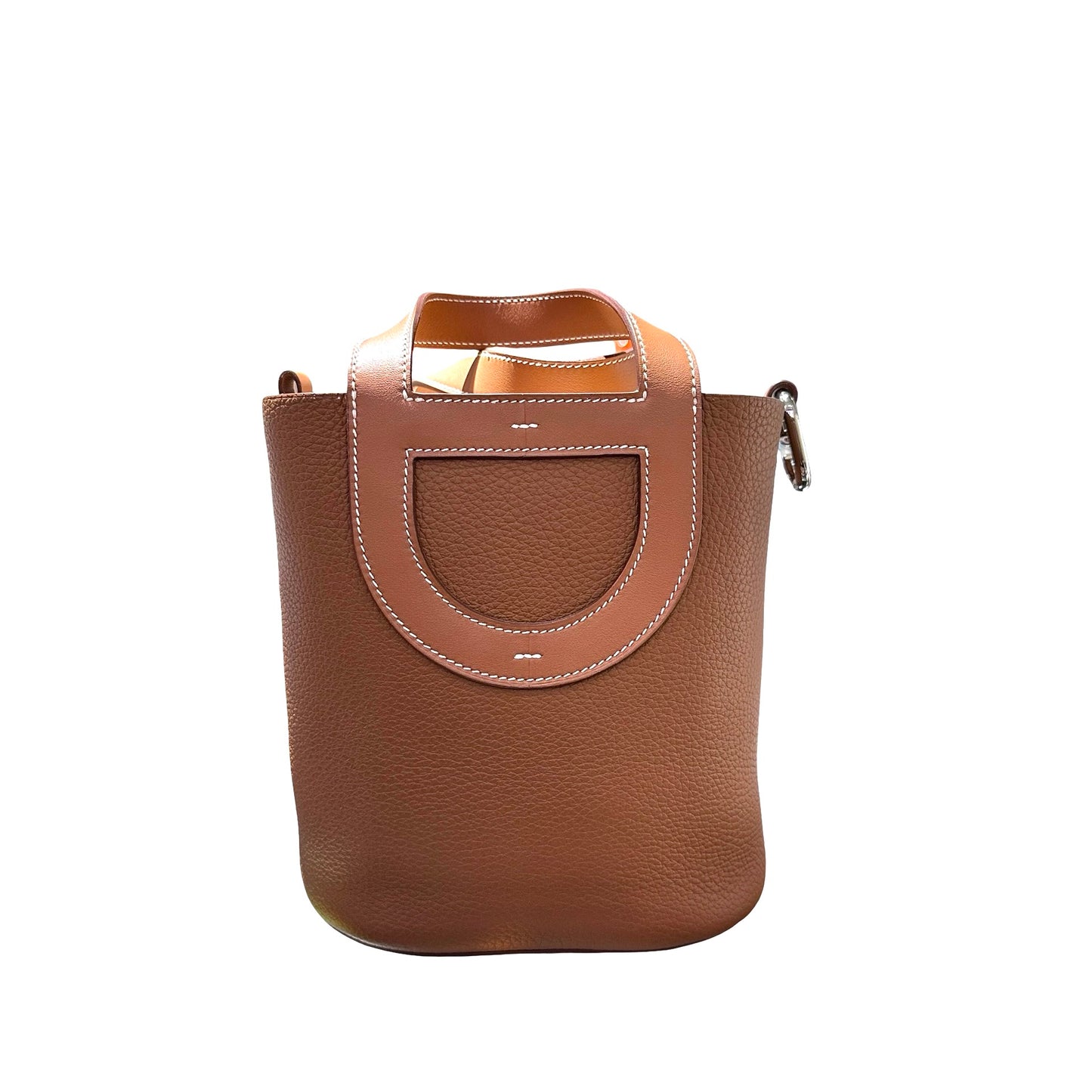 Used HERMÈS In The Loop Handbag Gold PHW