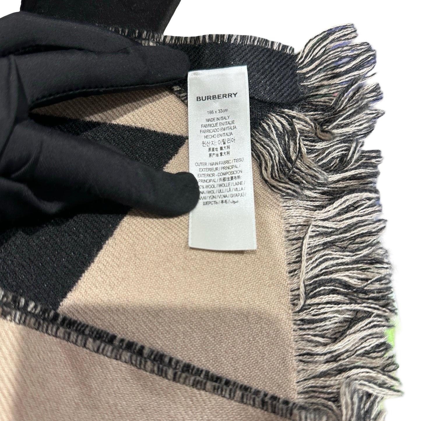 Used BURBERRY Scarf Beige